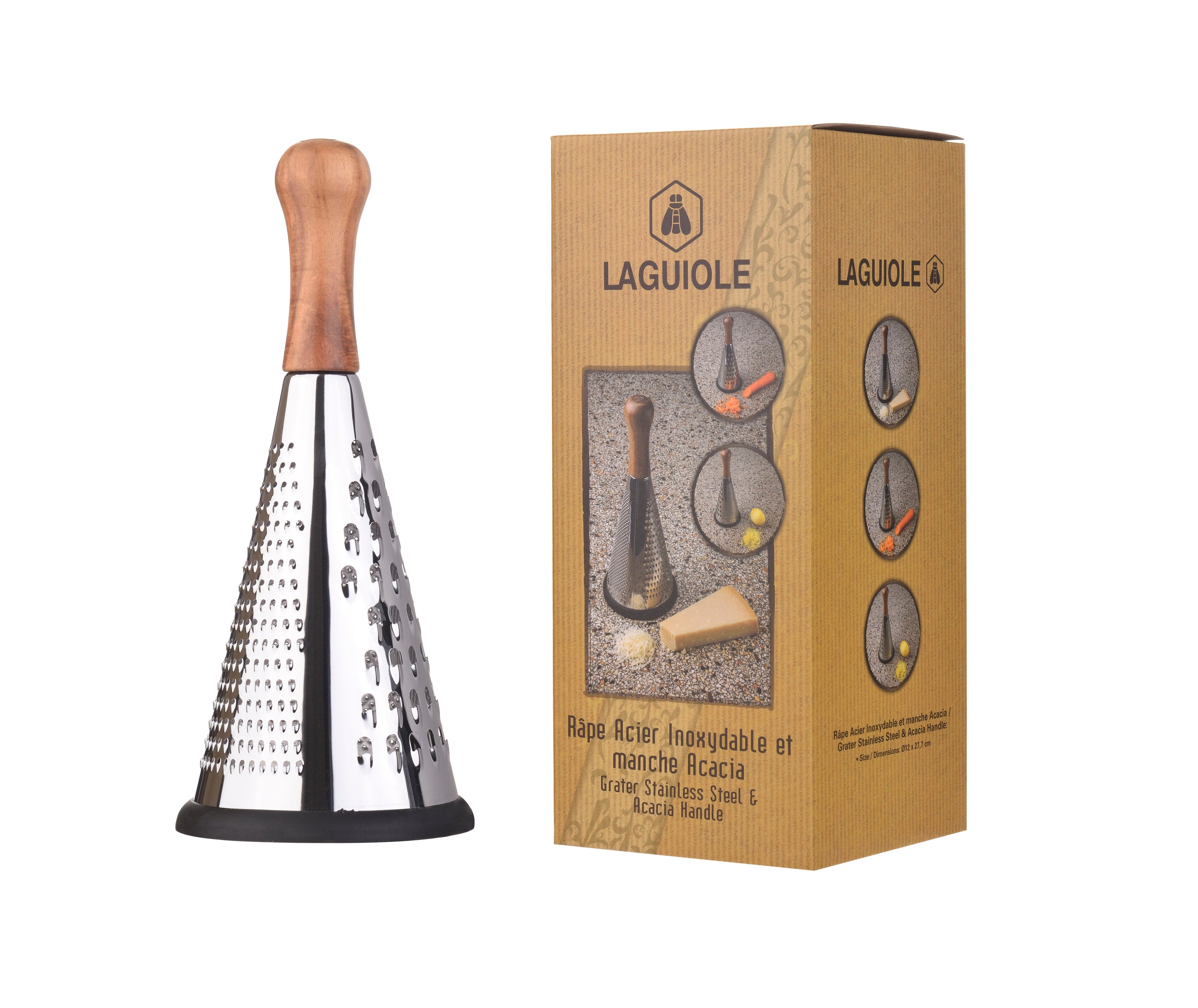 Cheese Grater - Acacia Wood Handle