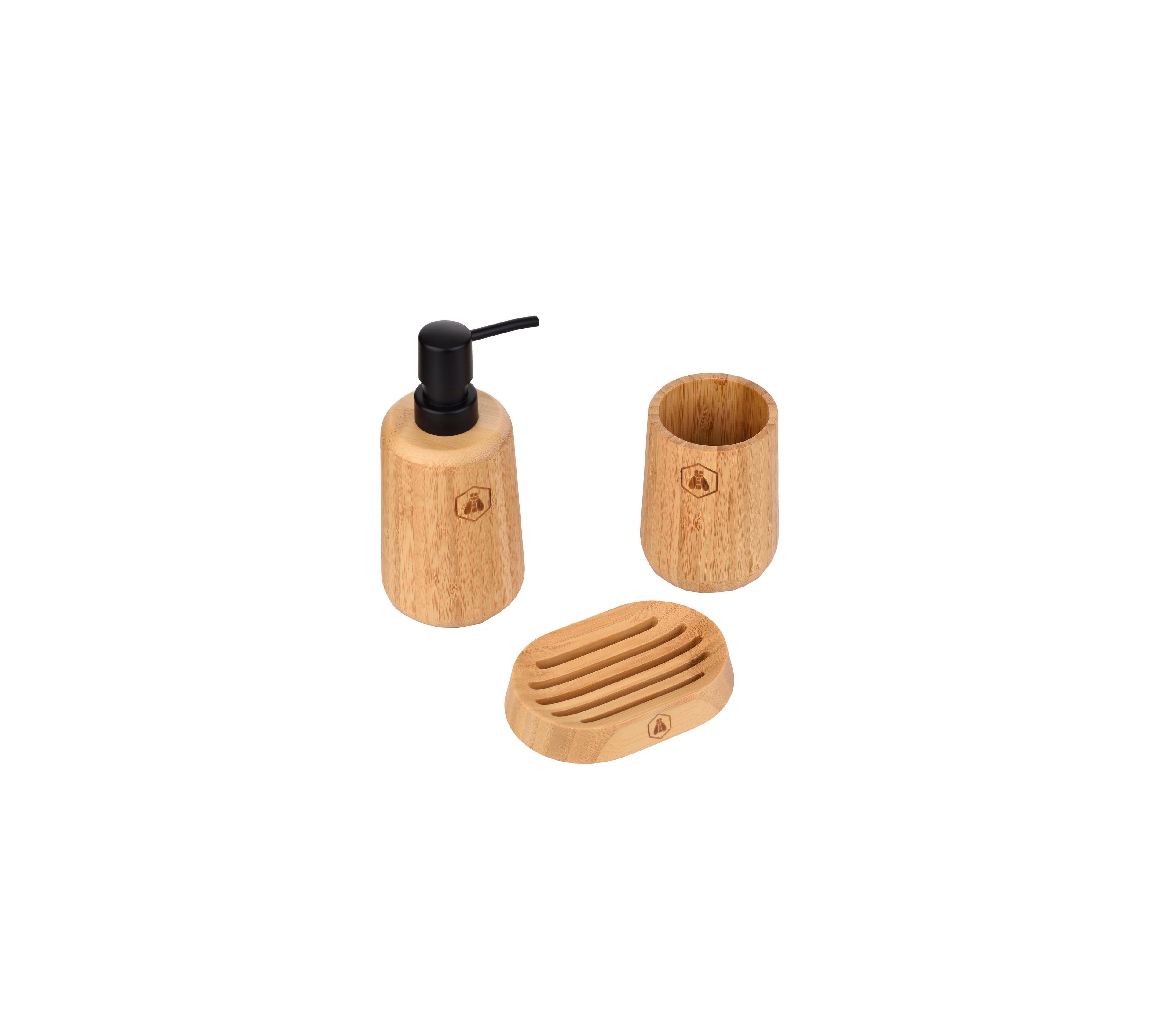 Juego de baño de 3 piezas - Bambú