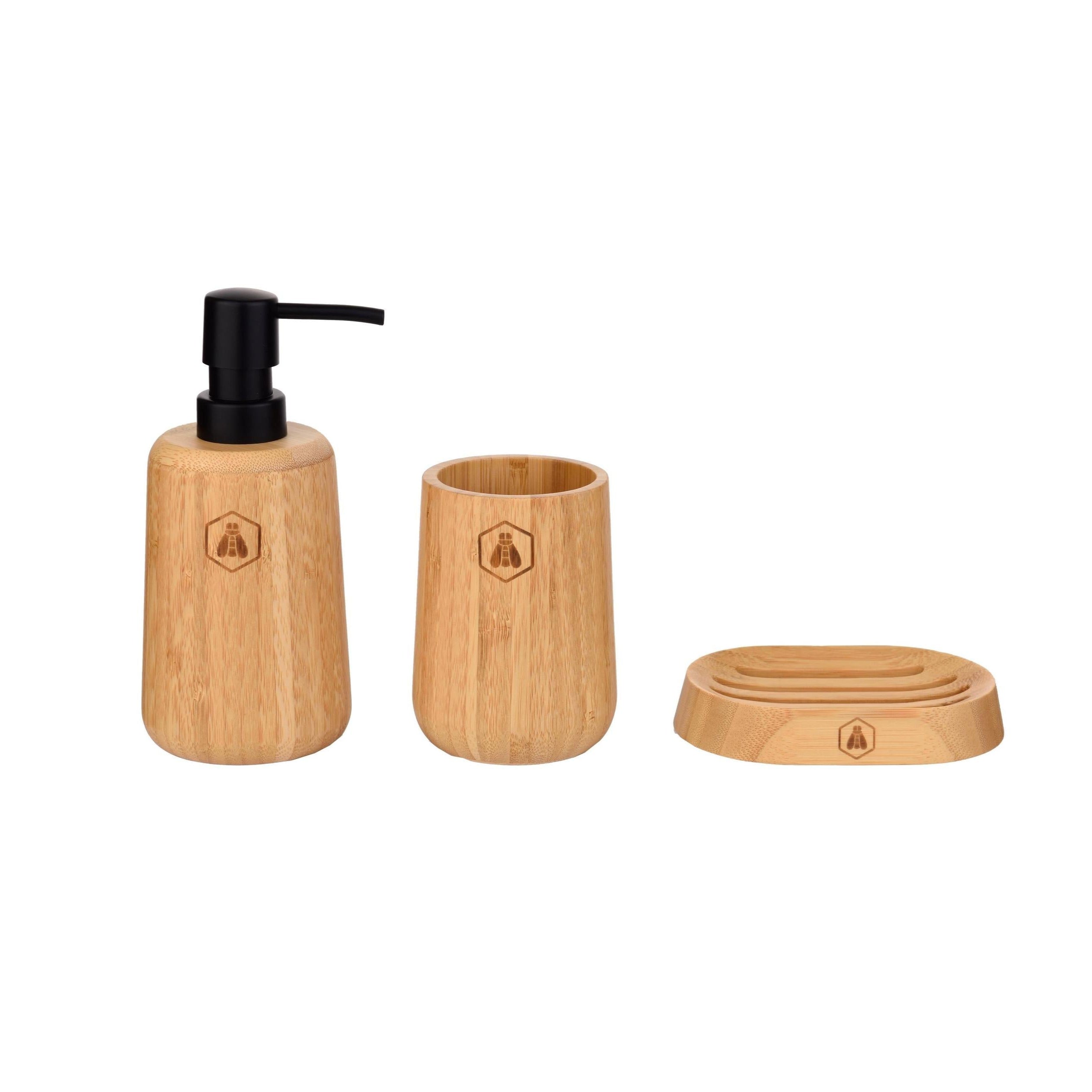Juego de baño de 3 piezas - Bambú