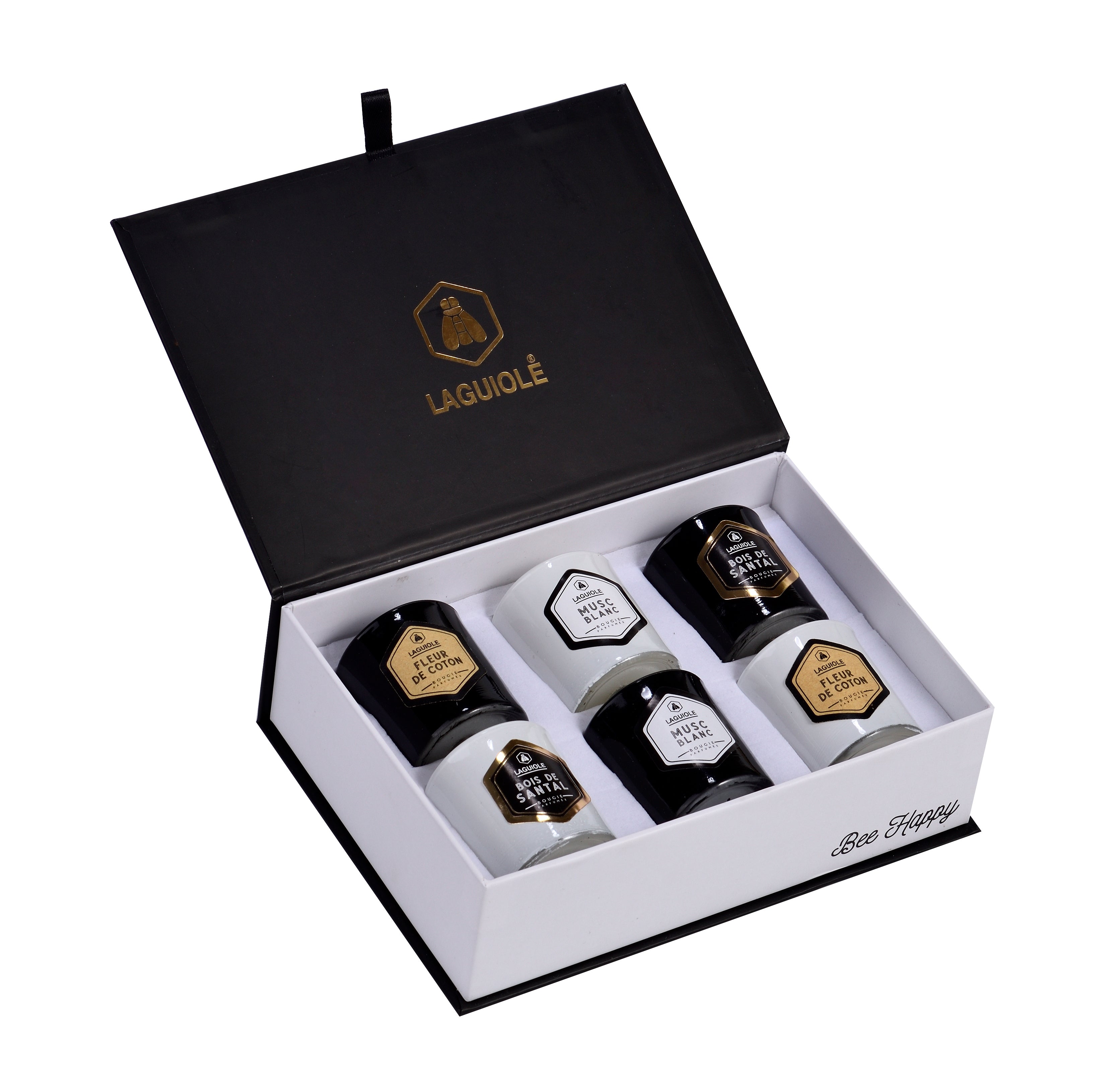 Coffret De 6 Bougies Parfumées - Cire Naturelle