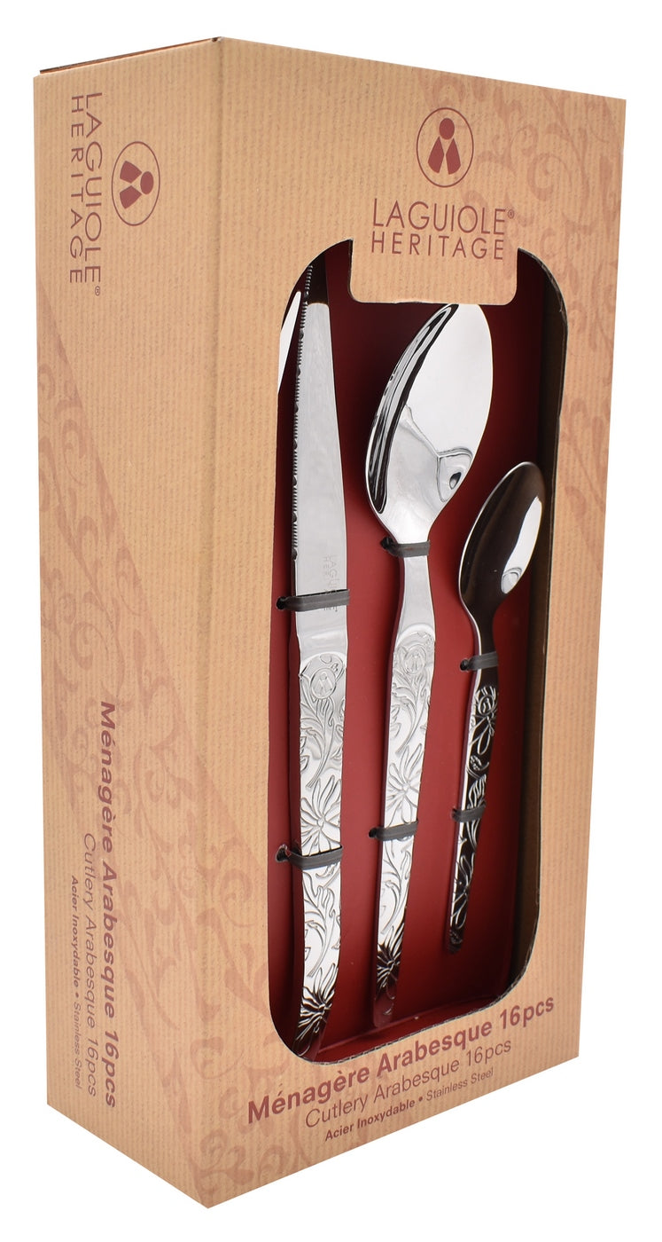Heritage 16-Piece Arabesque Cutlery Set