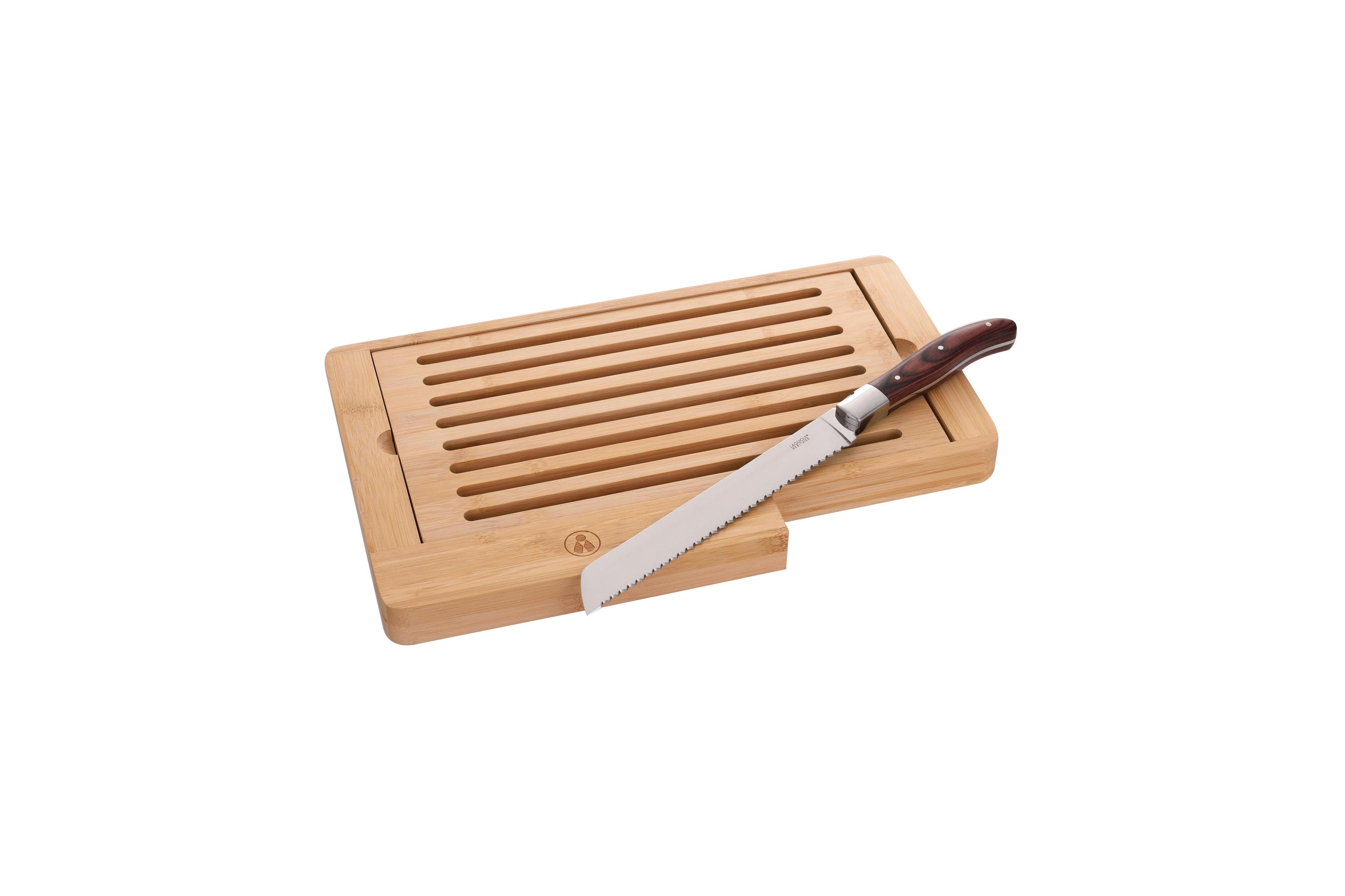 Tabla de cortar de bambú y cuchillo para pan - LG Heritage