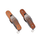 Folding Hiking Cutlery For 2 People