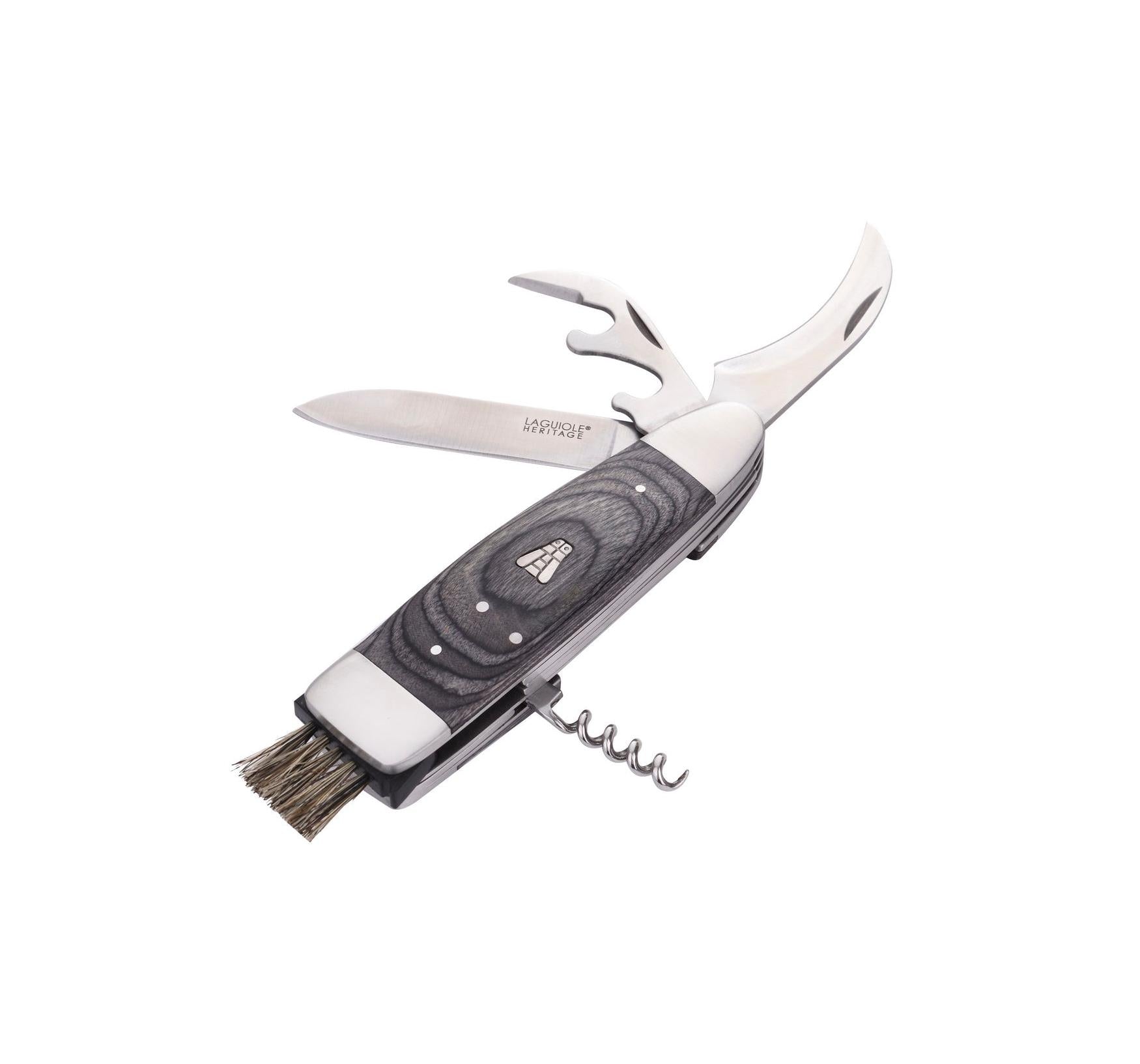 Mushroom Knife - Stainless Steel Pakka Peas - Grey