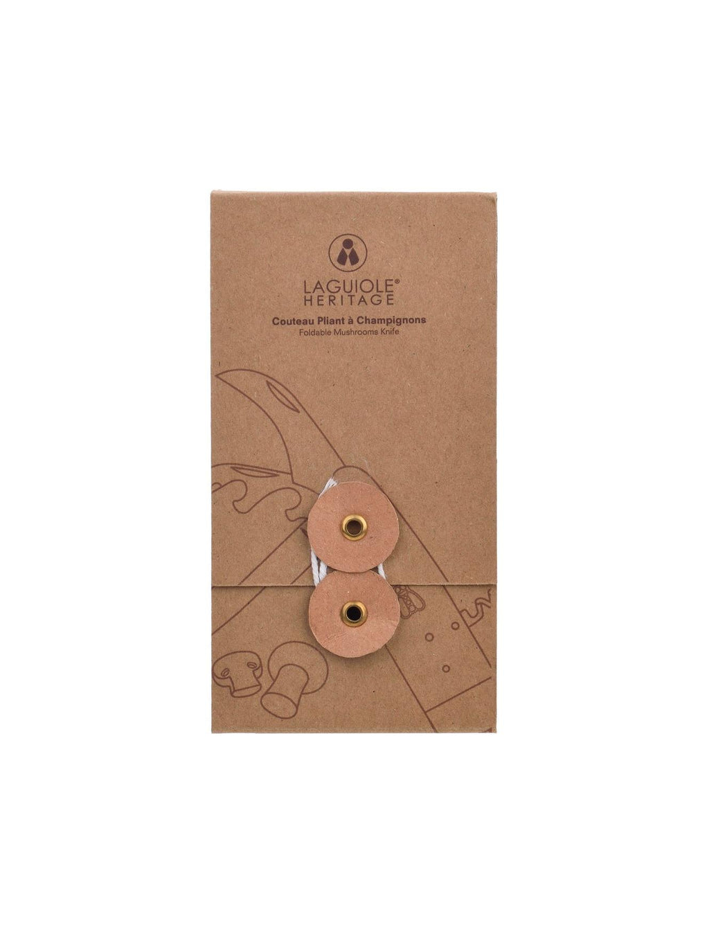 Mushroom Knife - Stainless Steel Pakka Peas - Grey