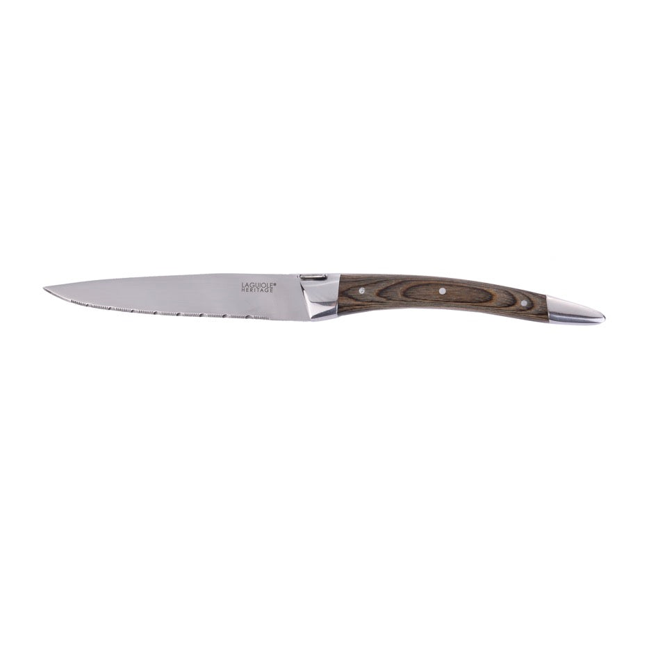 Laguiole Héritage Estuche de 6 cuchillos para filete