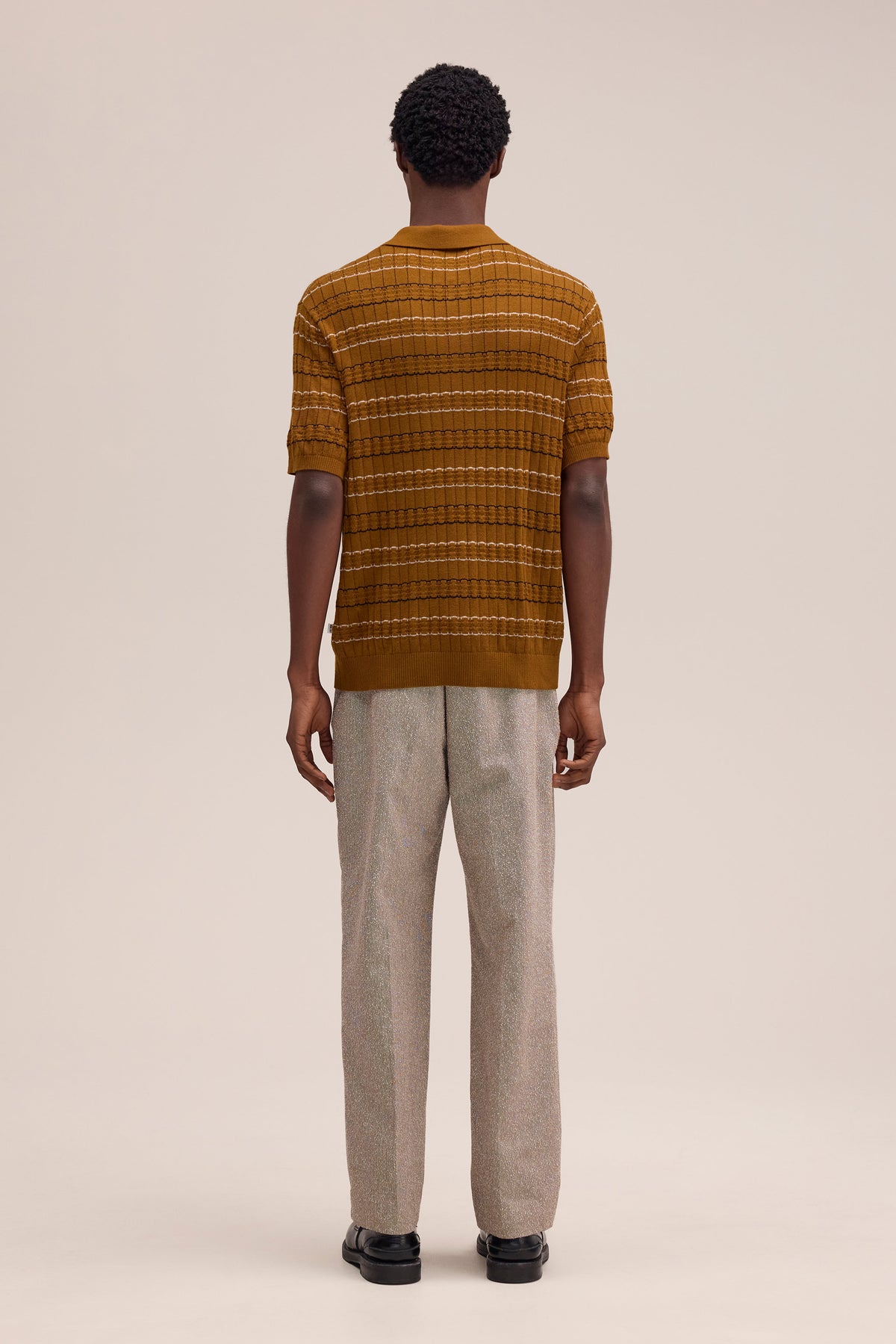 Maglia Alfie Ss Polo - Cinnamon