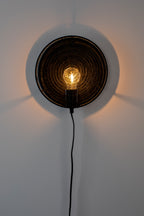 Lea - Aplique de Pared - Metal - Negro