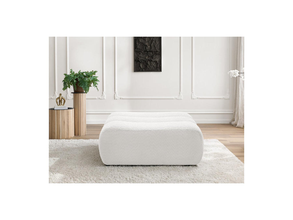 Azra - Pouf - Tissu Bouclette