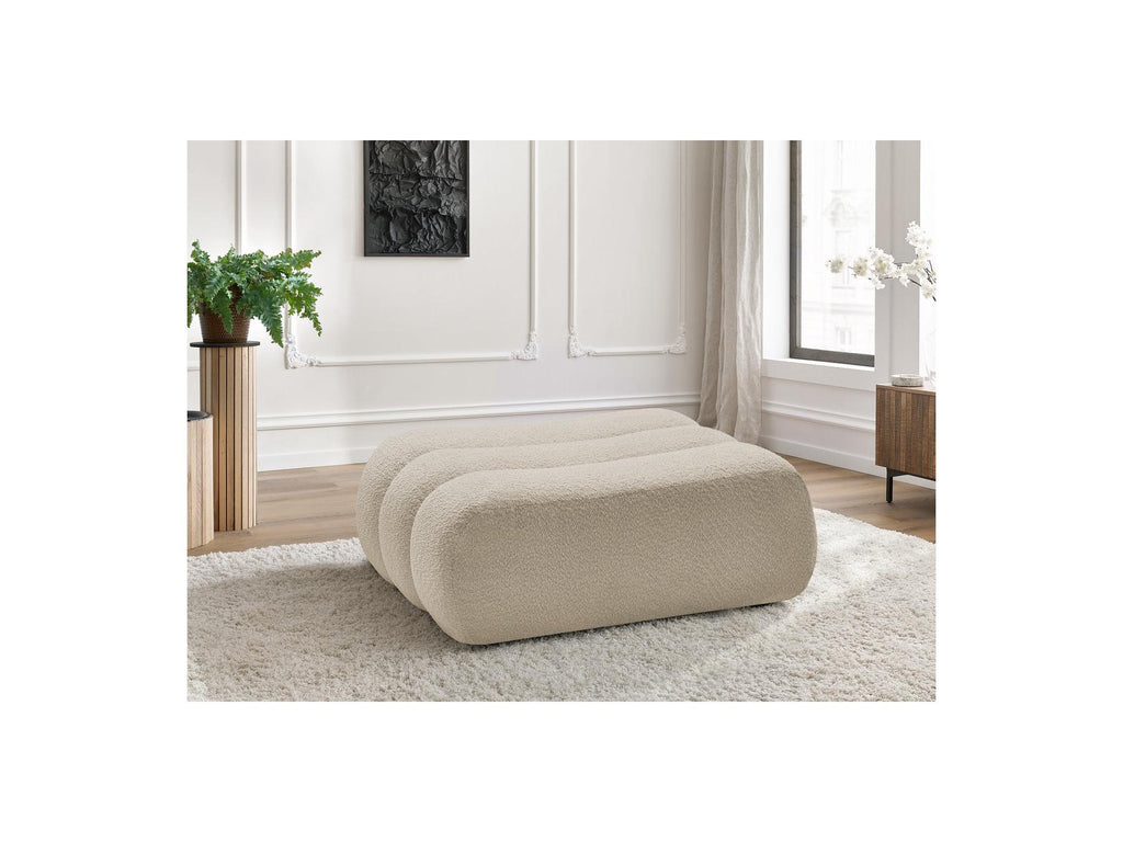 Azra - Pouf - Tissu Bouclette
