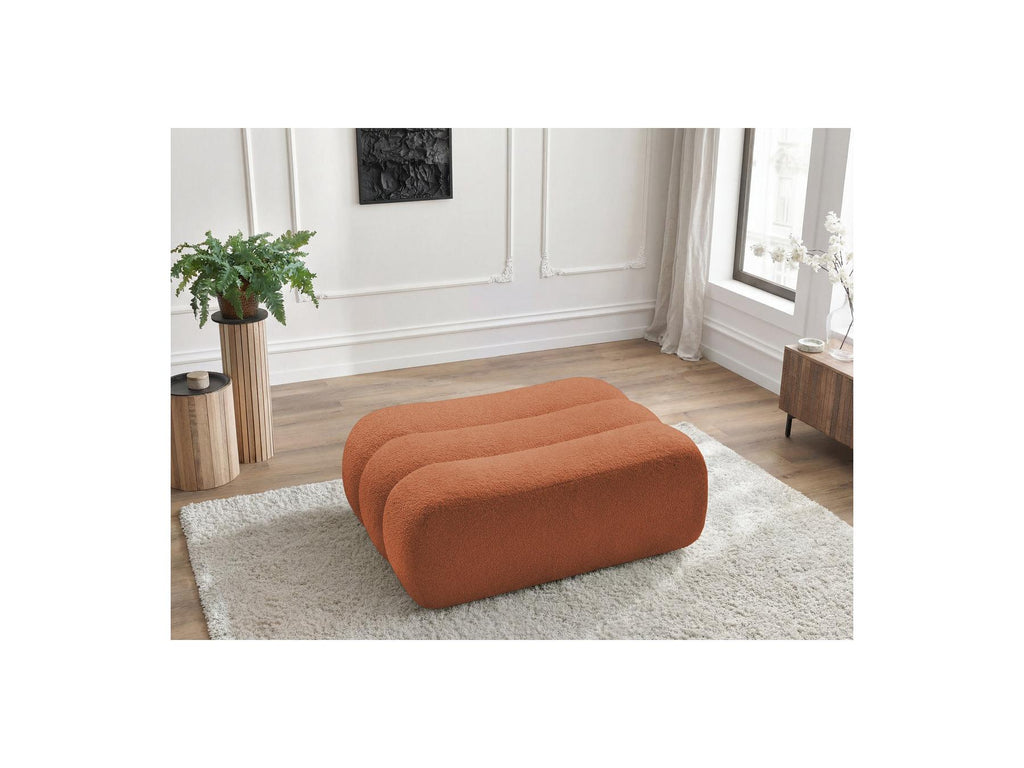 Azra - Pouf - Tissu Bouclette