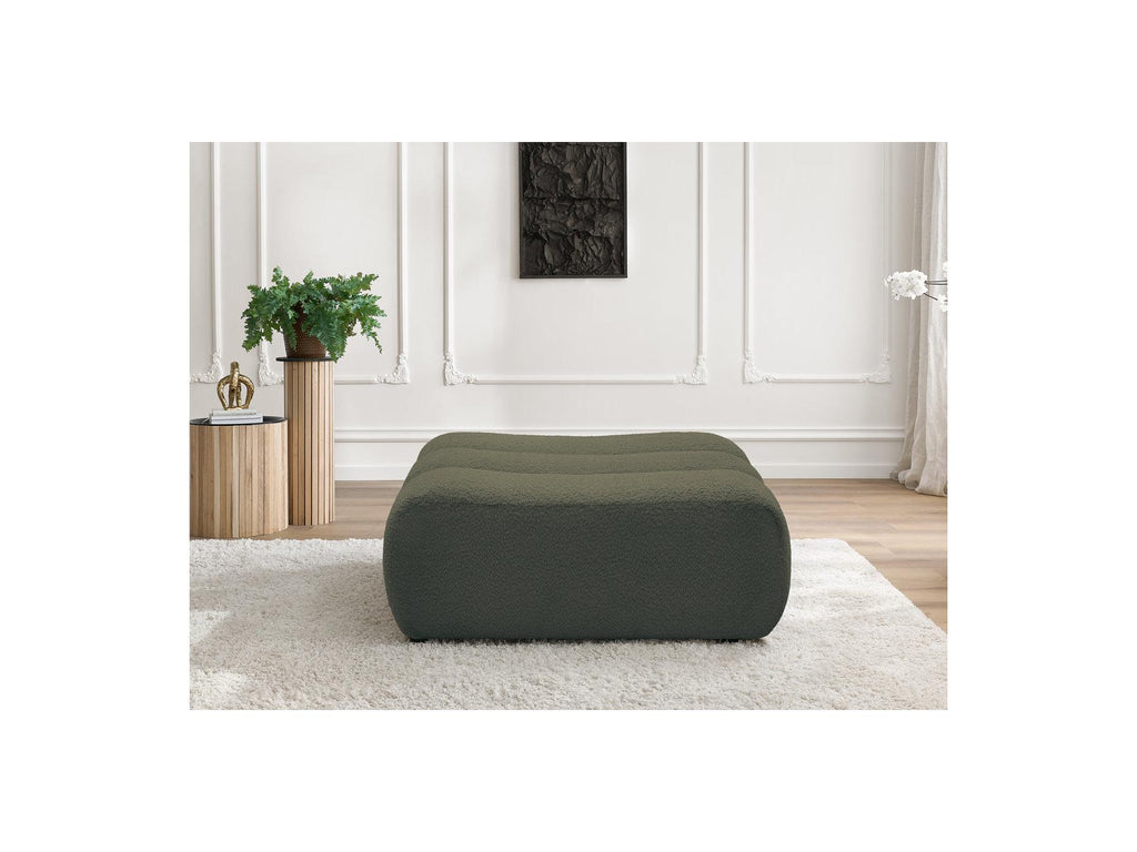 Azra - Pouf - Tissu Bouclette