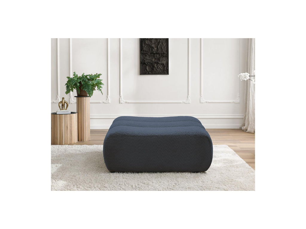 Azra - Pouf - Tissu Bouclette