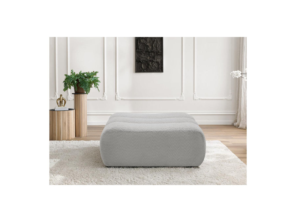Azra - Pouf - Tissu Bouclette