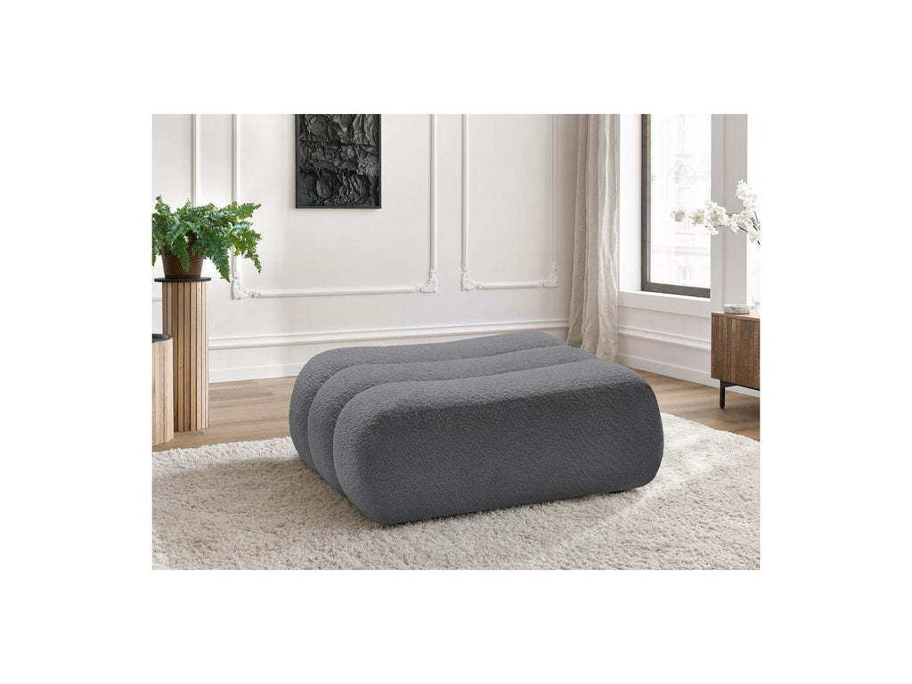 Azra - Pouf - Tissu Bouclette
