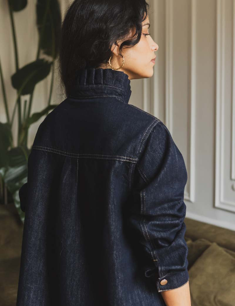 Camicetta In Denim Grezzo Wany
