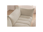 Azra - Fixed Corner Sofa - Bouclette Fabric - Right Angle