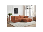 Azra - Fixed Corner Sofa - Bouclette Fabric - Right Angle