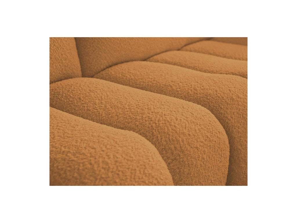 Azra - Fixed Corner Sofa - Bouclette Fabric - Right Angle