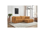 Azra - Fixed Corner Sofa - Bouclette Fabric - Right Angle