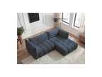 Azra - Fixed Corner Sofa - Bouclette Fabric - Right Angle