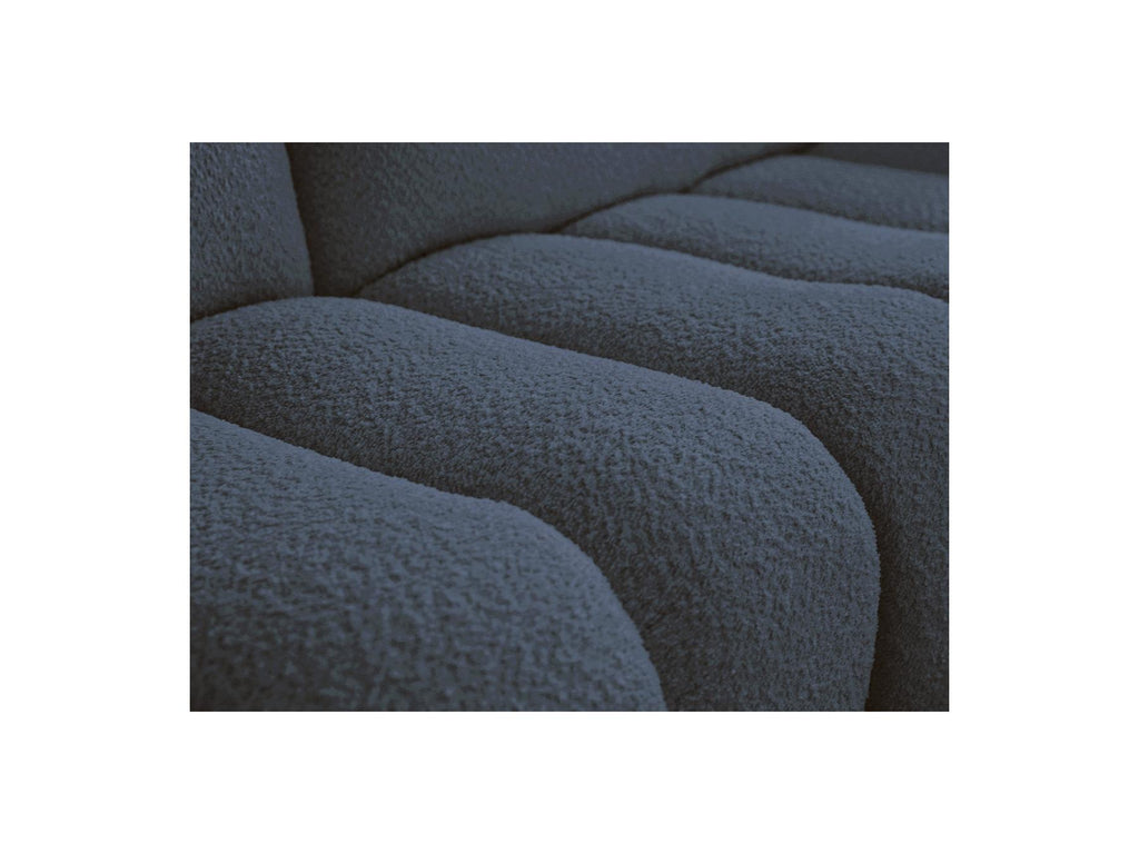 Azra - Fixed Corner Sofa - Bouclette Fabric - Right Angle