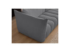Azra - Fixed Corner Sofa - Bouclette Fabric - Right Angle