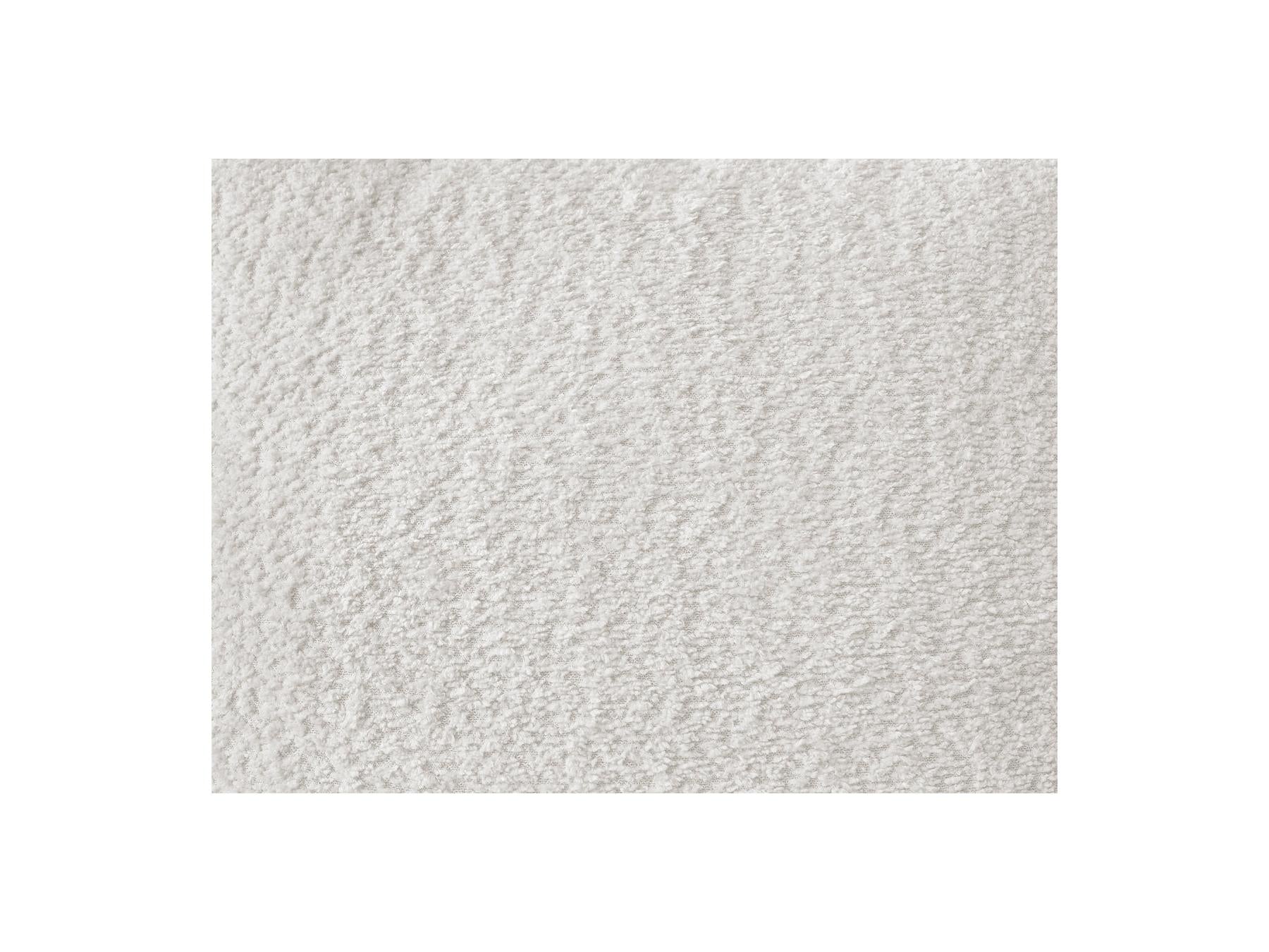 Azra - Canapé D'Angle Fixe - Tissu Bouclette - Angle Gauche