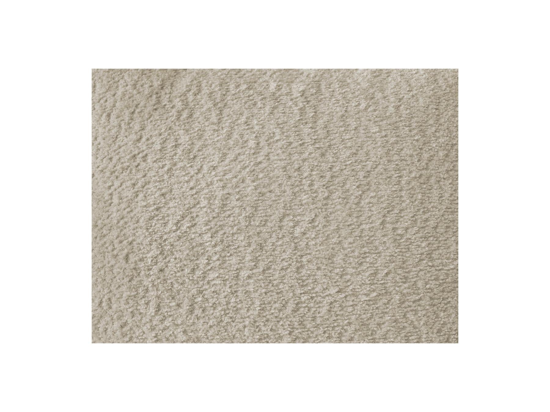 Azra - Canapé D'Angle Fixe - Tissu Bouclette - Angle Gauche