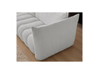 Azra - Canapé D'Angle Fixe - Tissu Bouclette - Angle Gauche