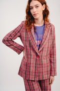La chaqueta Jimmy con cuadros rosas