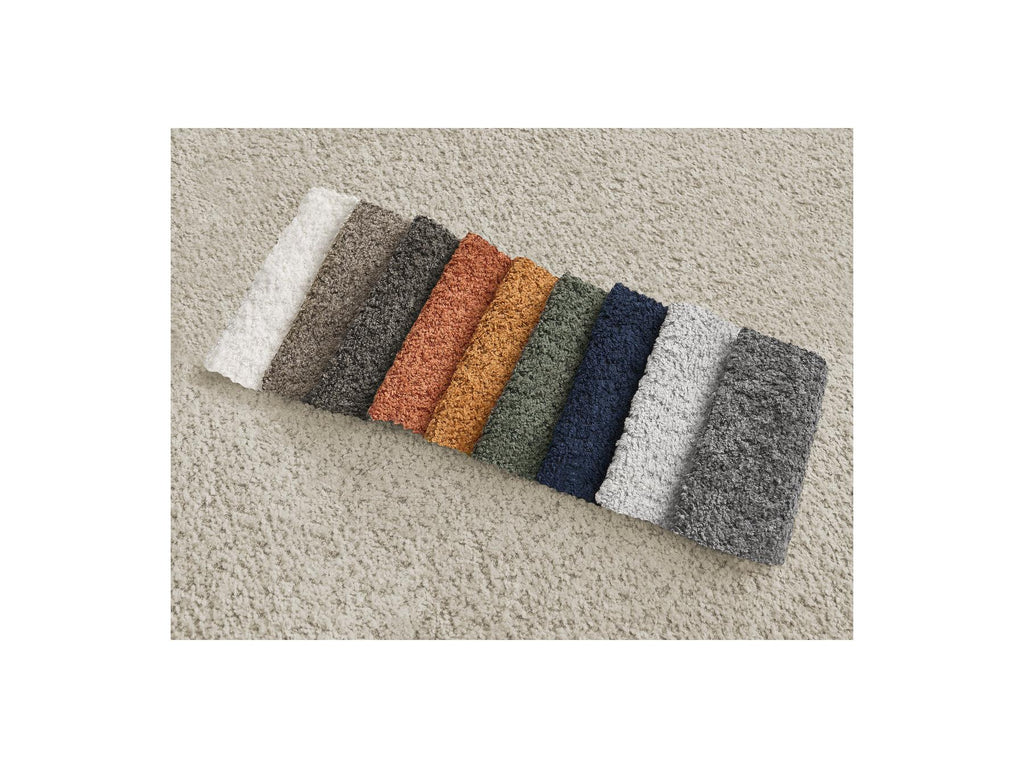 Azra - Canapé Droit Fixe 4 Places - Tissu Bouclette