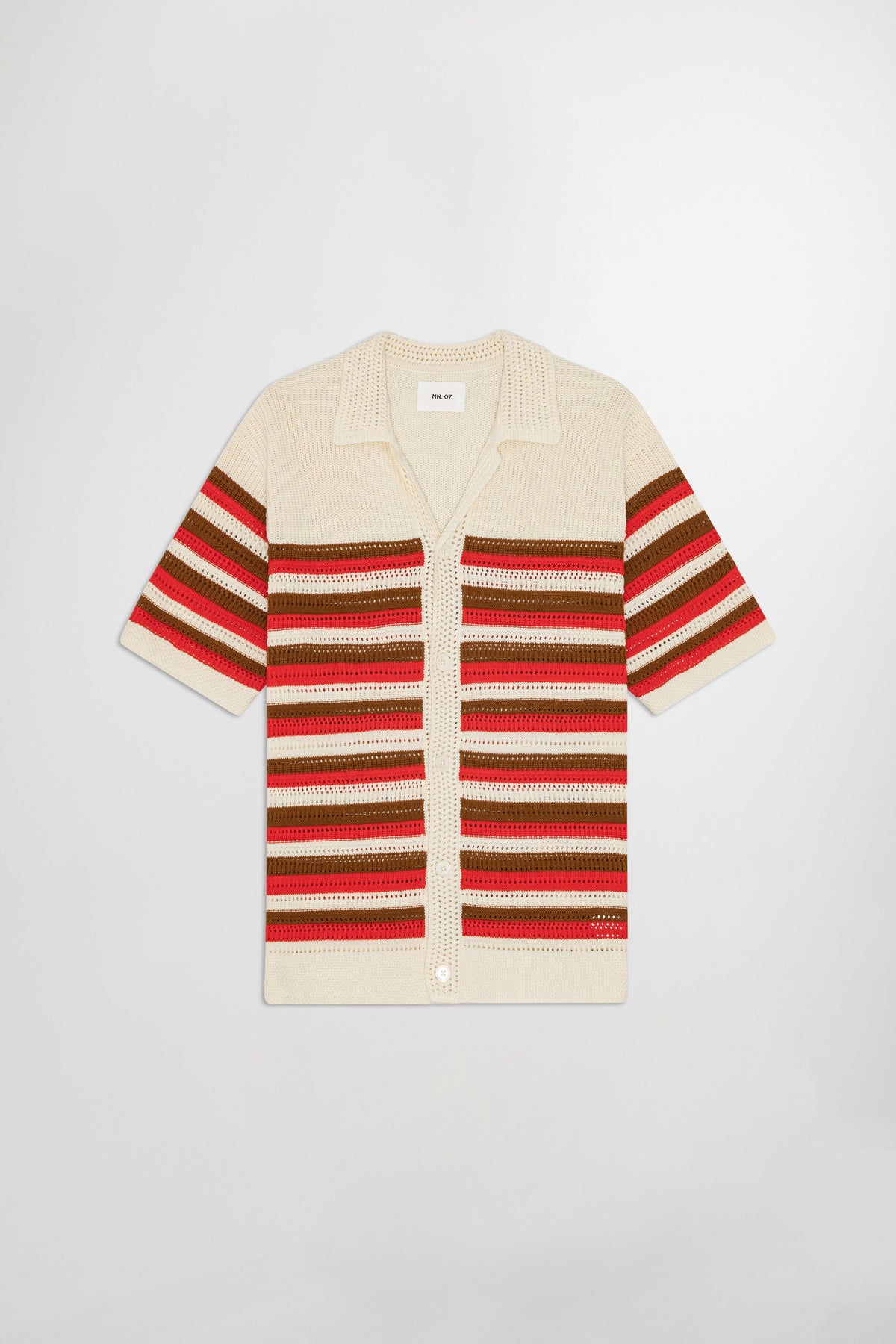 Lars Polo Cardigan Knitwear - Ivory