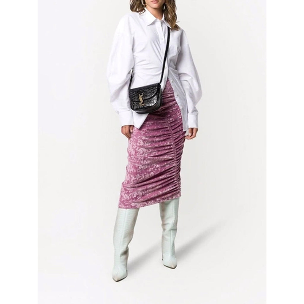 Borsa Saint Laurent Kaia Croco Shoulder