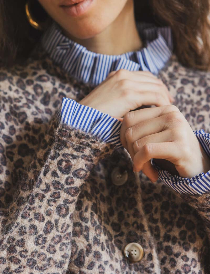 Cardigan Leopardato Floran