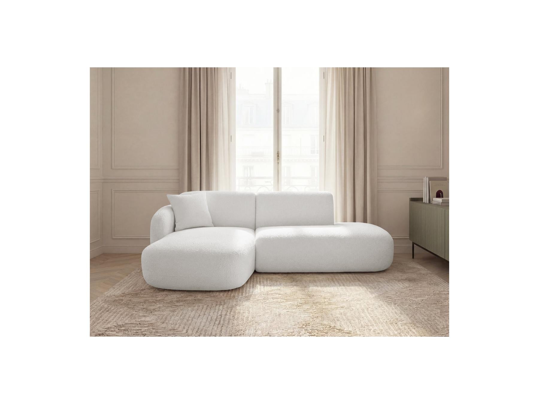 Anda - Fixed Modular Corner Sofa - With 1 Chaise Longue and 1 End Sofa Chair - Left Corner