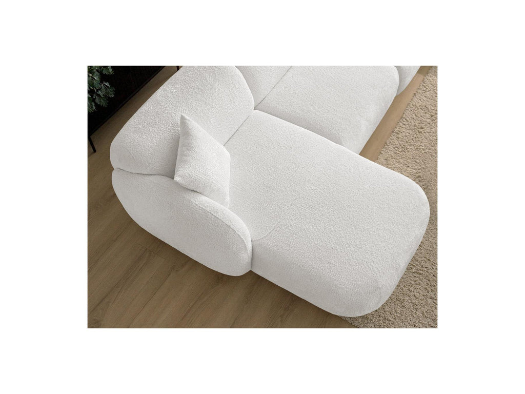 Anda - Fixed Modular Corner Sofa - With 1 Chaise Longue and 1 End Sofa Chair - Left Corner