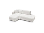 Anda - Fixed Modular Corner Sofa - With 1 Chaise Longue and 1 End Sofa Chair - Left Corner