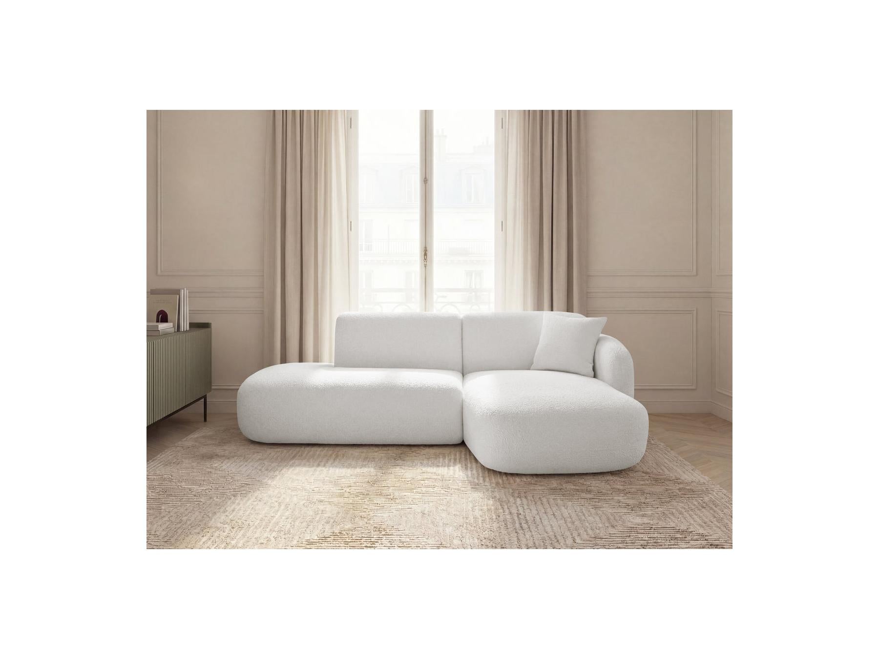 Anda - Fixed Modular Corner Sofa - With 1 Chaise Longue and 1 End Section - Right-Hand Corner