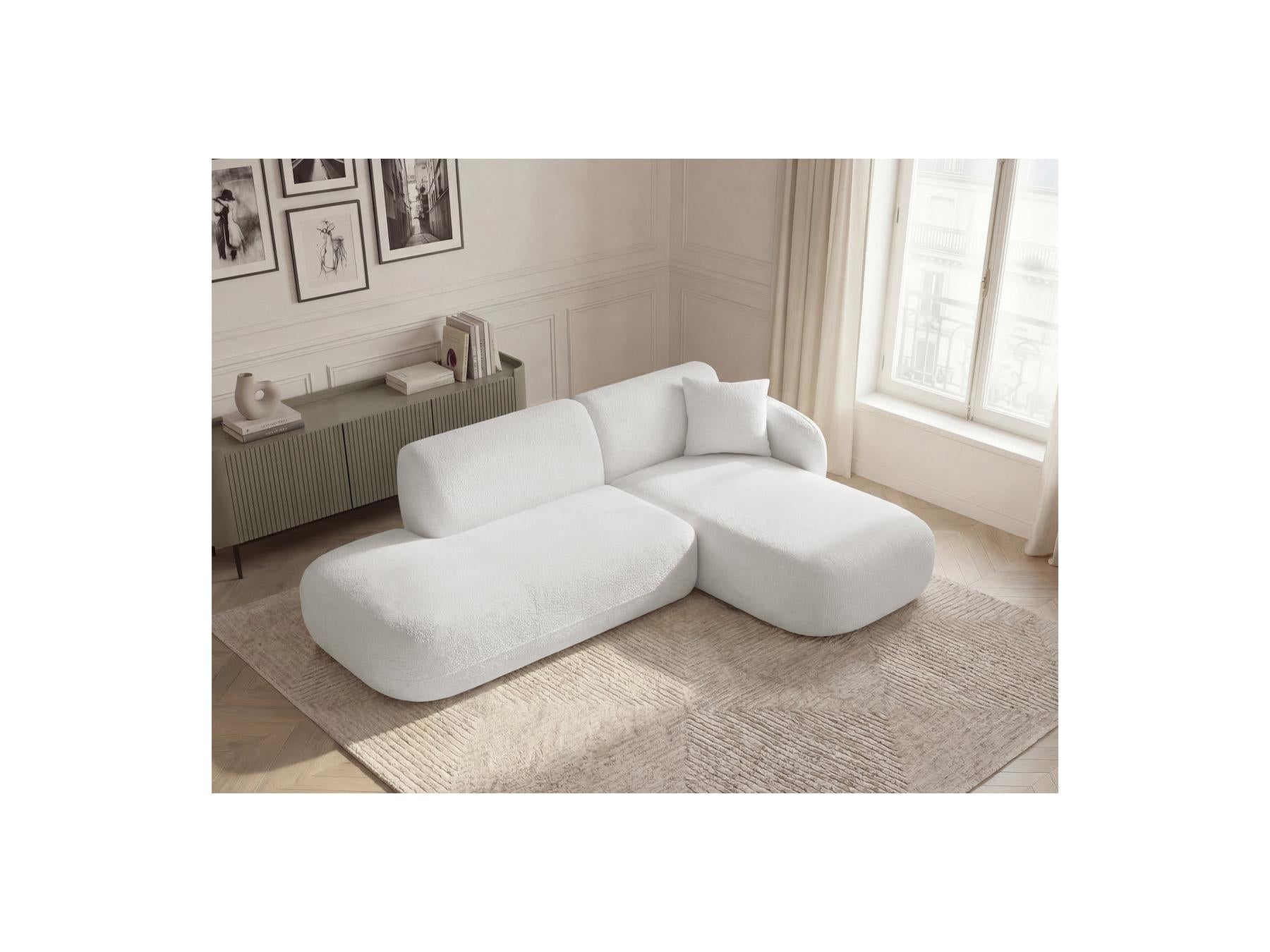 Anda - Fixed Modular Corner Sofa - With 1 Chaise Longue and 1 End Section - Right-Hand Corner