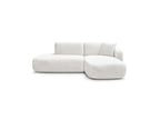 Anda - Fixed Modular Corner Sofa - With 1 Chaise Longue and 1 End Section - Right-Hand Corner
