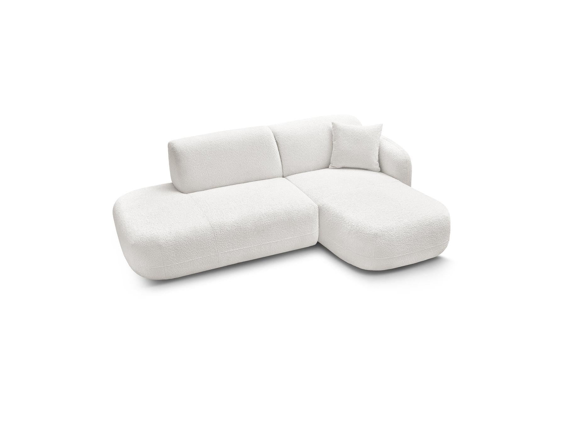 Anda - Fixed Modular Corner Sofa - With 1 Chaise Longue and 1 End Section - Right-Hand Corner