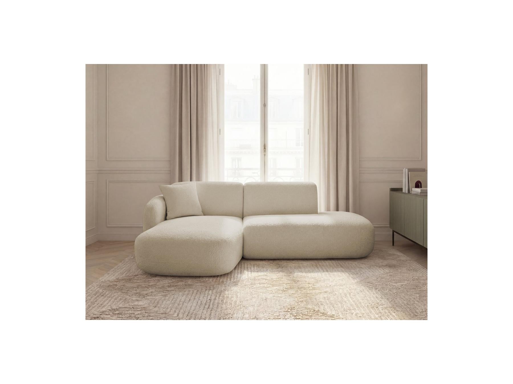 Anda - Fixed Modular Corner Sofa - With 1 Chaise Longue and 1 End Sofa Chair - Left Corner