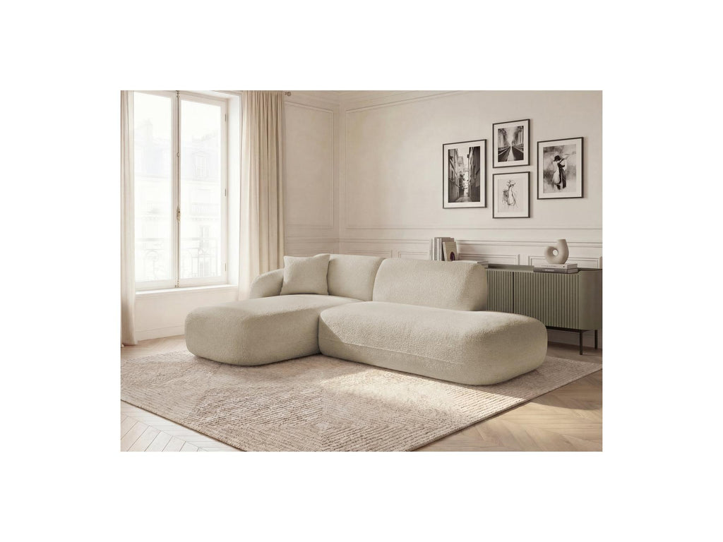 Anda - Fixed Modular Corner Sofa - With 1 Chaise Longue and 1 End Sofa Chair - Left Corner