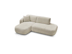 Anda - Fixed Modular Corner Sofa - With 1 Chaise Longue and 1 End Sofa Chair - Left Corner