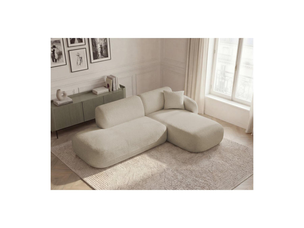 Anda - Fixed Modular Corner Sofa - With 1 Chaise Longue and 1 End Section - Right-Hand Corner