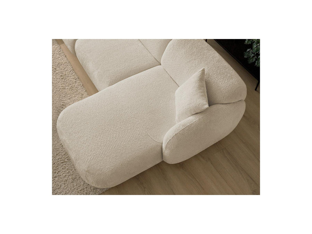 Anda - Fixed Modular Corner Sofa - With 1 Chaise Longue and 1 End Section - Right-Hand Corner