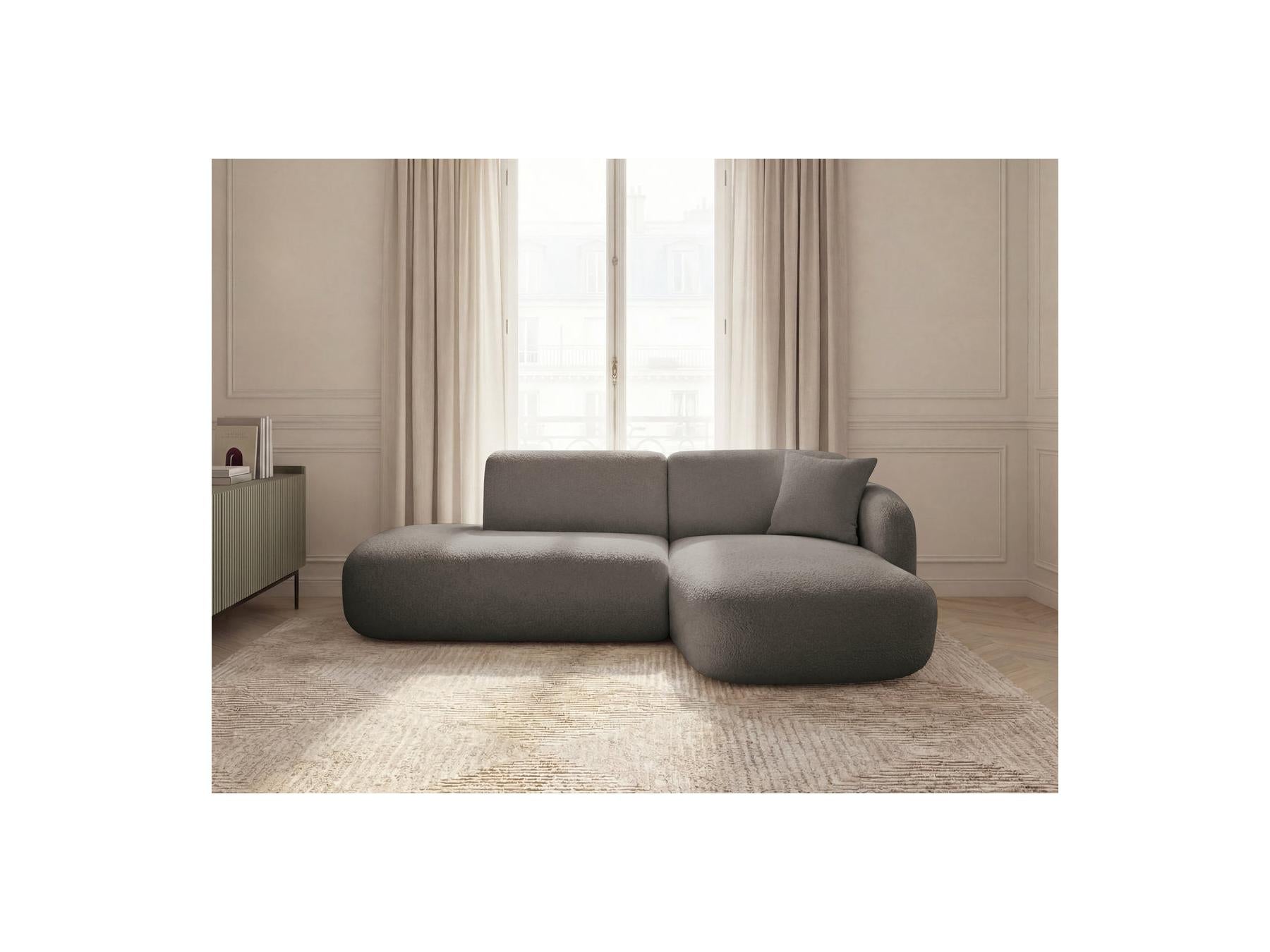 Anda - Fixed Modular Corner Sofa - With 1 Chaise Longue and 1 End Section - Right-Hand Corner