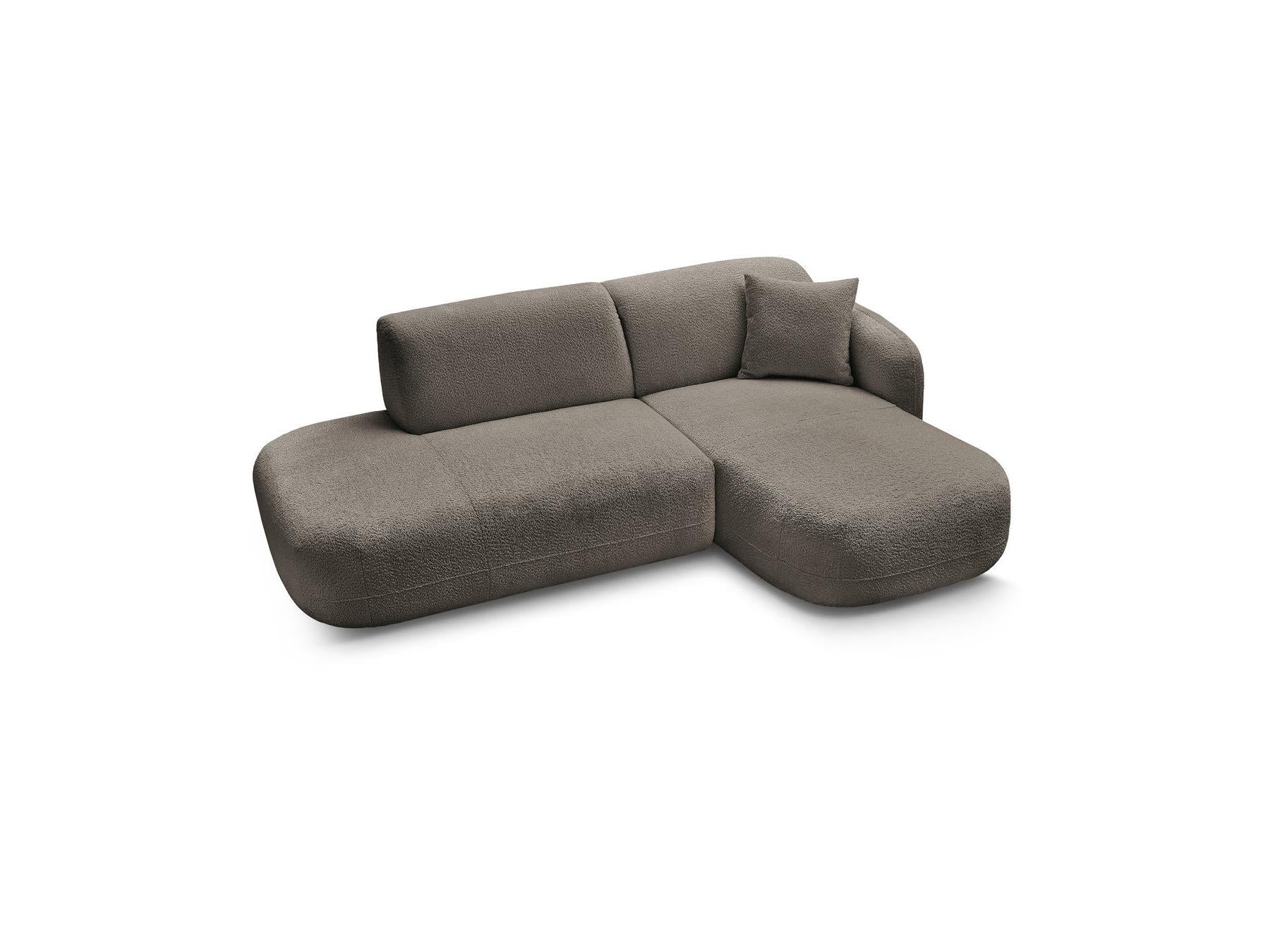 Anda - Fixed Modular Corner Sofa - With 1 Chaise Longue and 1 End Section - Right-Hand Corner
