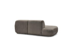 Anda - Fixed Modular Corner Sofa - With 1 Chaise Longue and 1 End Section - Right-Hand Corner
